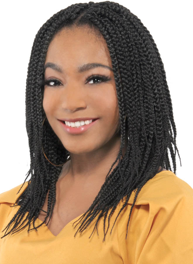 3X Mini Box Braid 10" For Kids & Adult Crochet Braid
