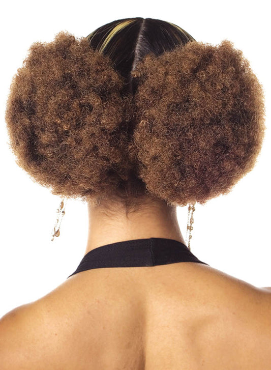 DRAW STRING AFRO PUFF TWIN PONY TAIL