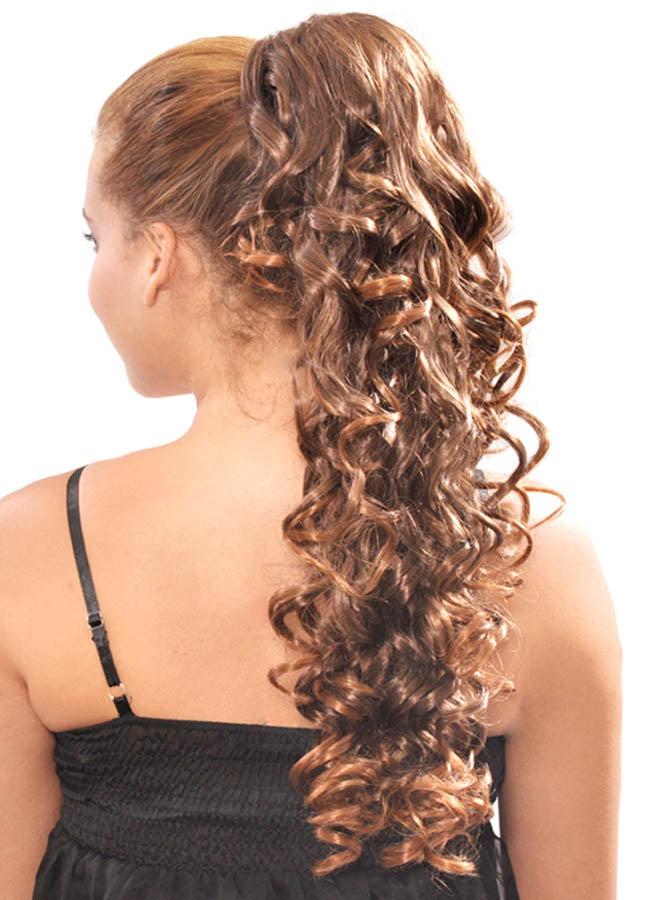 Curl String DRAW STRING LONG CURL 7 PONY TAIL – ROA Beauty