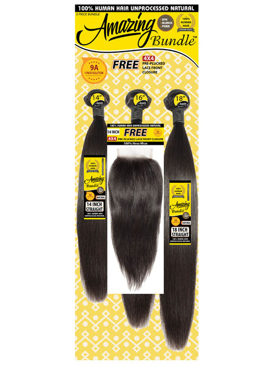 HH AMAZING 100% HUMAN HAIR MULTIPACK STRAIGHT