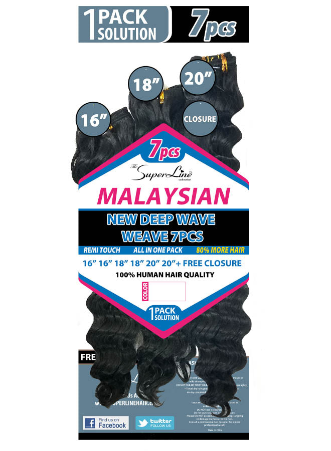 MALAYSIAN NEW DEEP WAVE 7PCS